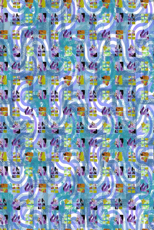 抽象印花华亿平台图片