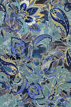 晕染肌理印花华亿平台图片