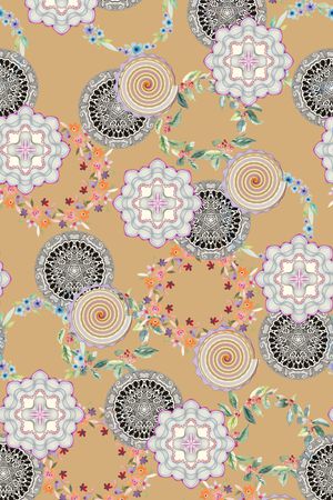 小清新印花华亿平台图片