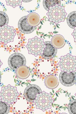 小清新印花华亿平台图片