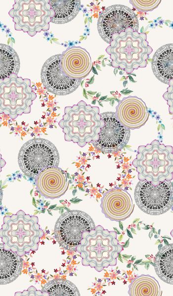 小清新印花华亿平台图片