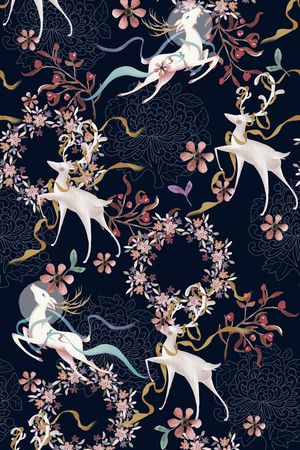 古典花纹印花华亿平台图片