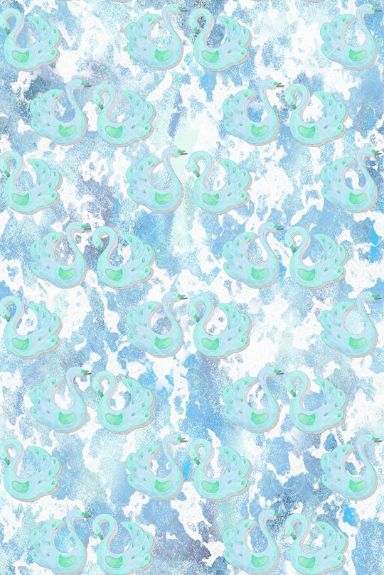 卡通动物印花华亿平台图片