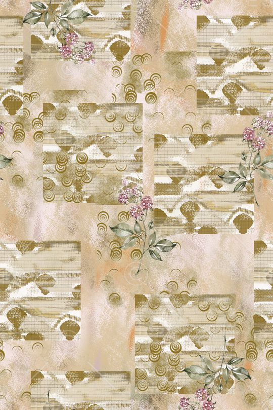 晕染肌理印花华亿平台图片