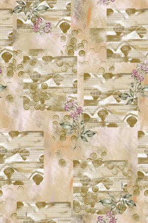 晕染肌理印花华亿平台图片