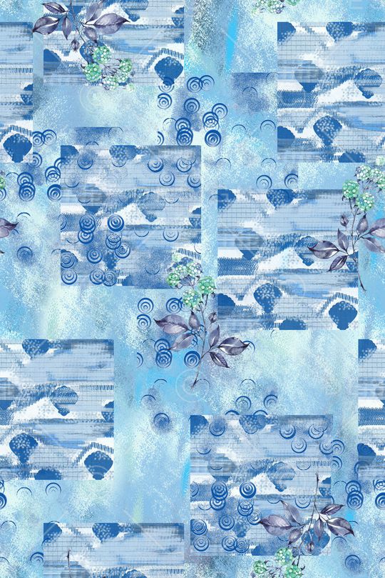 晕染肌理印花华亿平台图片