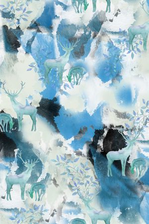 晕染肌理印花华亿平台图片