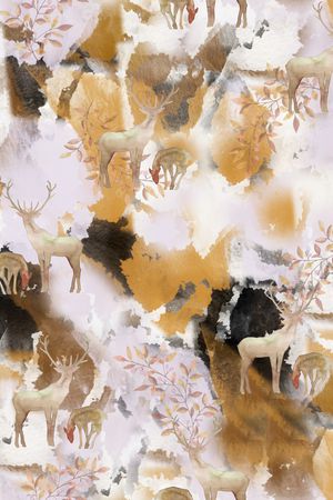 水彩印花华亿平台图片