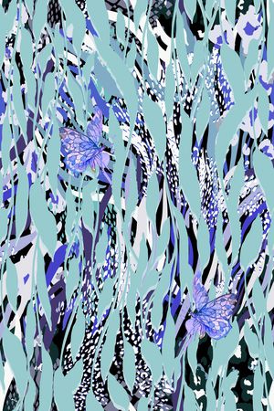 豹纹印花华亿平台图片