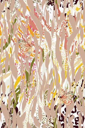 豹纹印花华亿平台图片