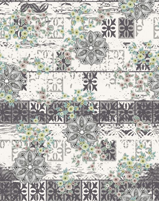 晕染肌理印花华亿平台图片