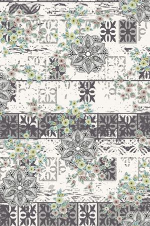 晕染肌理印花华亿平台图片