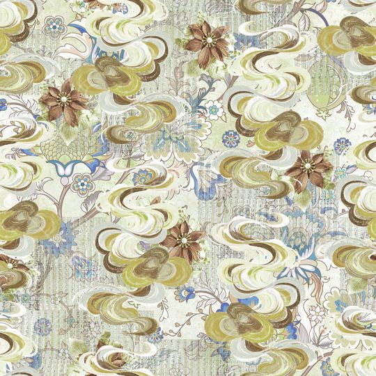 晕染肌理印花华亿平台图片