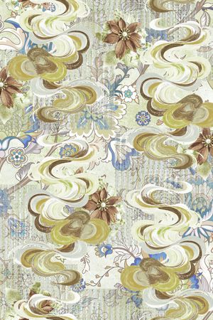 晕染肌理印花华亿平台图片