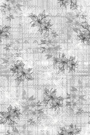 彩色几何印花华亿平台图片