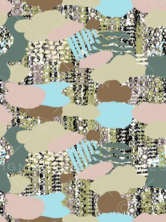 抽象印花华亿平台图片