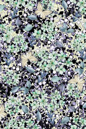 小碎花印花华亿平台图片