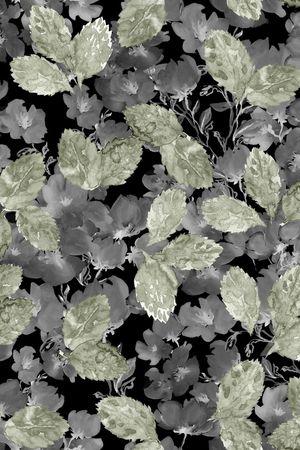 抽象花卉印花华亿平台图片