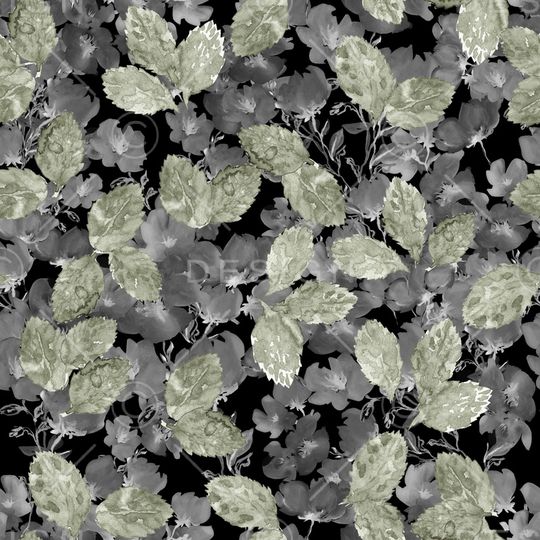 抽象花卉印花华亿平台图片