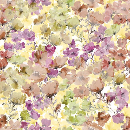 抽象花卉印花华亿平台图片