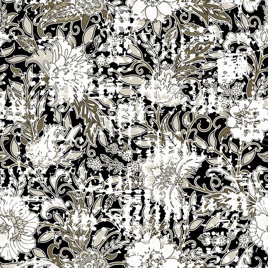 古典花纹印花华亿平台图片