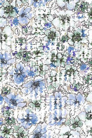 小清新印花华亿平台图片