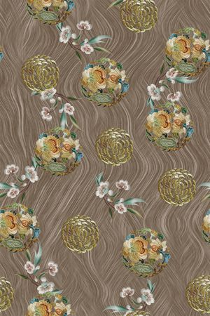 中国风印花华亿平台图片