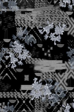 中国风印花华亿平台图片