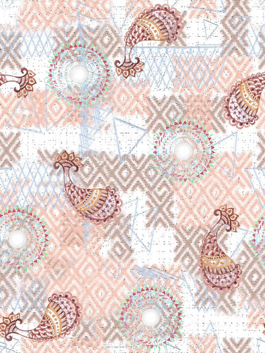 古典花纹印花华亿平台图片