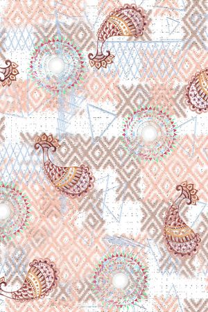 古典花纹印花华亿平台图片