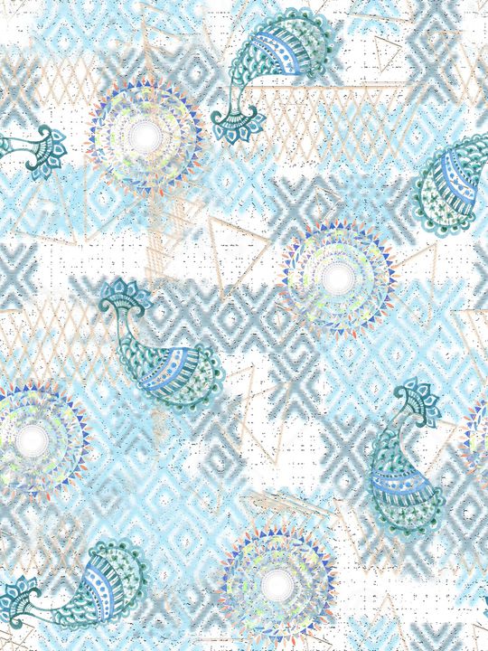 几何印花华亿平台图片