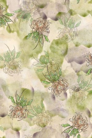 晕染肌理印花华亿平台图片