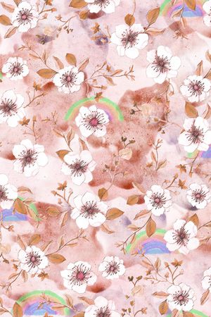 小清新印花华亿平台图片