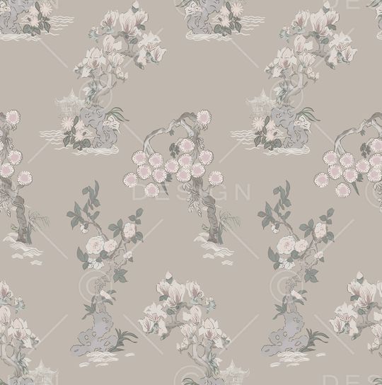 中国风印花华亿平台图片