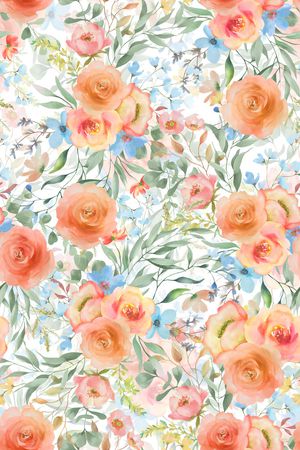 小清新印花华亿平台图片