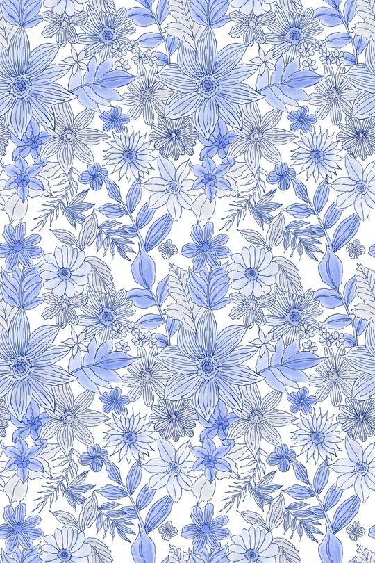 蓝白印花华亿平台图片