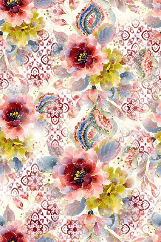 小清新印花华亿平台图片