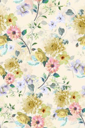 小清新印花华亿平台图片