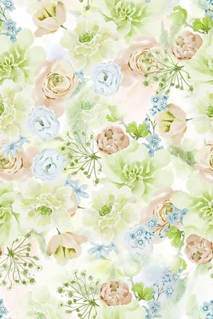 小清新印花华亿平台图片