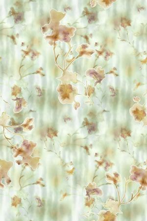 抽象花卉印花华亿平台图片