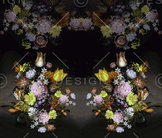 花束印花华亿平台图片