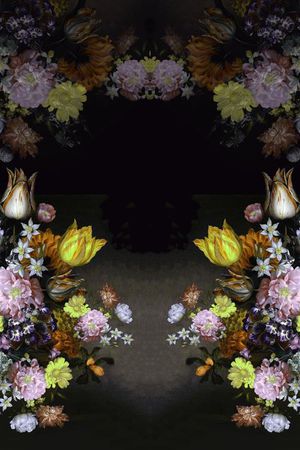 花束印花华亿平台图片