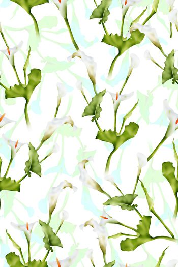 满版散花印花华亿平台图片