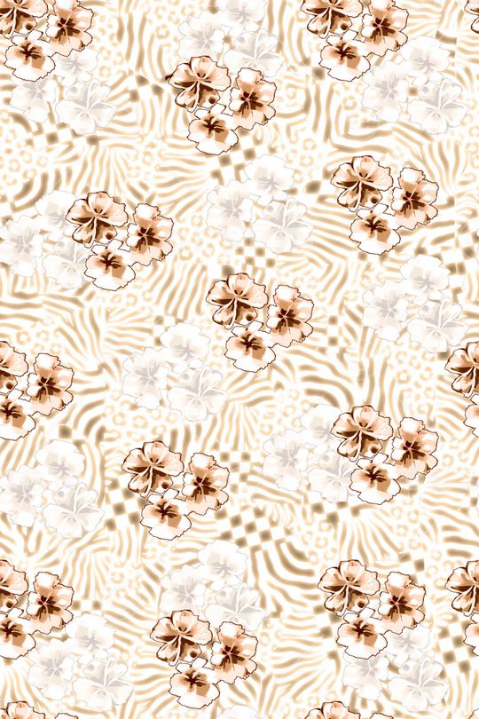 动物纹印花华亿平台图片