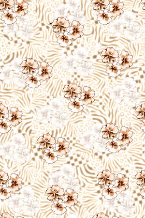 动物纹印花华亿平台图片