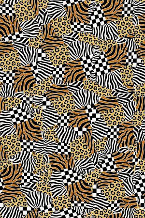 豹纹印花华亿平台图片