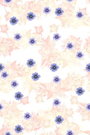 满版散花印花华亿平台图片