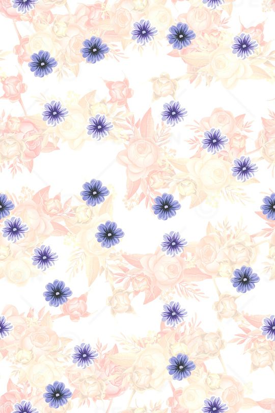 满版散花印花华亿平台图片