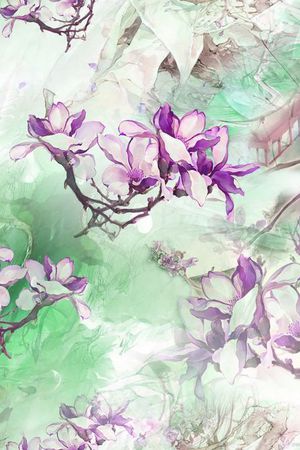 手绘印花华亿平台图片