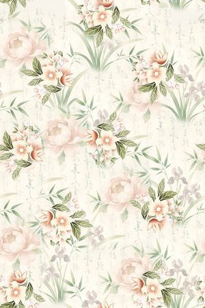 满版散花印花华亿平台图片